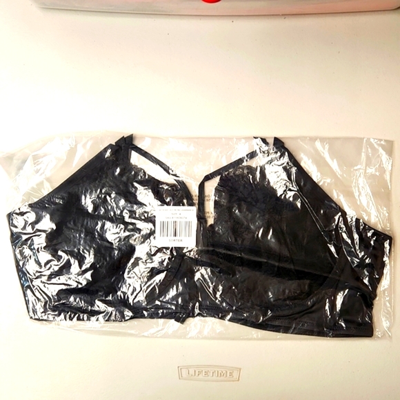 ❤️NWT VINTAGE TORRID BRA SATIN LACE RETRO STRAPPY UNDERWIRE BRALETTE ADJUSTABLE - Picture 5 of 11